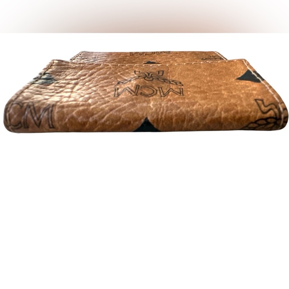 MCM Tan Monogram Coin Pouch - Picture 3 of 8